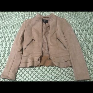 L.A. Coalition mod peplum/biker jacket L